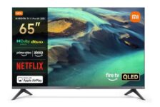 XIAOMI TV F Pro 65 65 Inch (140 cm), 4K UHD QLED, Smart TV, Fire TV, HDR10, 60Hz with 120Hz Game Boost Mode – £426.55 Student Discount