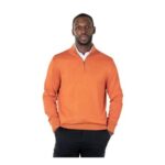 XPOSED 100% Cotton Knit Zip Neck Jumper