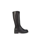 XY London Maura Chunky Sole Mid-Calf Boots – Black