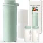 Xaproo 650ml Breast Milk Cooler Bottle, 24H Ice-Free Cooling