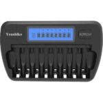 YC800 Youshiko Intelligent Battery Charger (UK Version) for 8 x AA / AAA NiMH Batteries