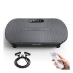 YIMUYIMU Ultra-Thin Vibration Plate Exercise Machine, Black