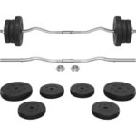 Yaheetech 25KG Adjustable Barbell Weight Set Strength Training – Prime Exclusive