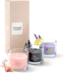 Yankee Candle Scented Candles Gift Set 3 Scented Mini Filled Votive Candles Soy Blend Wax Mix Perfect Gifts for Women