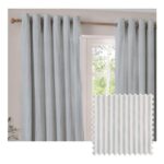 Yard Hebden Blackout Eyelet Curtains, Blue, 168 X 183 Cm
