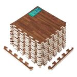 Yes4All EWUN Interlocking Floor Mats with Border 12 Tiles