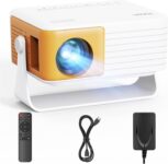 Yoton Y3 Mini Projector, 317g Ultra-Portable, 360 Rotating, Auto Keystone
