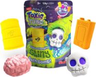 ZIMPLI Toxic Tubz Colour Changing Slimy Bath Bomb, 1 of 4 Surprise styles to Collect, One Baff Bomb Pack, Gross Toys, Birthday Gift, Slime toy, Sensory, Stocking Filler
