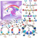 ZOOI Unicorn Gifts for Girls, Bracelet Jewellery Making Kit for Girls