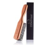 ZilberHaar Beard Brush with Pure Boar Bristles and Pearwood