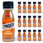 Zinger Fiery Ginger Shots, Organic, 15 x 70ml