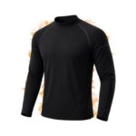ZovioBox Mens Thermal Mock-Neck Fleece-Lined Base Layer