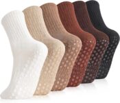Zuimei Yoga Grip Socks Women, Non Slip Pilates Socks, UK 4.5-7.5