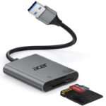 acer SD Card Reader USB 3.0 170MB/s, Aluminum Camera Memory Card Reader sold by Newease Tech Direct /FBA