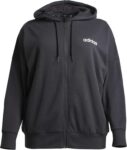 adidas Essentials Linear Full-Zip French Terry Womens Hoodie – Size 2XL
