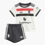 adidas Infant MUFC Manchester United 24/25 Third Baby Mini Kit Off White 9-12 months