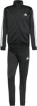 adidas Mens Sportswear Basic 3 Stripes Tricot Track Suit, Black, XL
