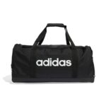 adidas Unisex Essentials Linear Duffel Bag Duffel Bag, Black/Black/White, M ( Slate / Ivory At Same Price )