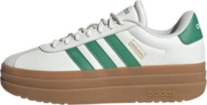 adidas Womens VL Court Bold Trainers (Core White / Court Green, UK 5.5)