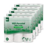 by Amazon Toilet Roll, 3-ply 100% Recycled, Soft and Strong, 45 Rolls (5 Packs of 9), 200 Sheets per Roll – £13.94 S&S