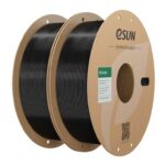 eSUN PLA Filament 2KG, 3D Printer Filament PLA, Black and Black 1.75mm Filament Bundle for 3D Printers – Sold by eSUN Official Store / FBA