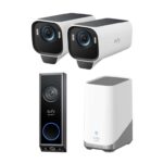 eufyCam S3 Pro 2-Cam Kit Video Doorbell E340 with code