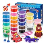 iFergoo Air-Dry Clay, 24 Colors for Kids with Tools – £7.89 S&S