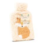 iN Hot Water Bottle with Cover UK Safety Tested Super Soft, Leakproof