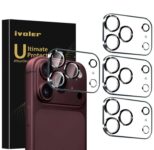 ivoler Camera Lens Protector for iPhone 18 Pro Max / 17 Pro Max – 4 pack HD Clear Anti-Scratch Lens Tempered Glass – Sold by HKBHmall / FBA