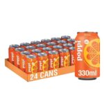 poppi Orange Sparkling Soda 330ml Can 24 Pack
