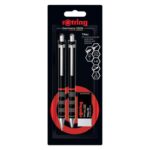 rOtring Tikky Mechanical PencilBallpoint & Eraser Set HB Lead0.5 mm Pencil Medium Point Pen Black Barrel – Prime Exclusive