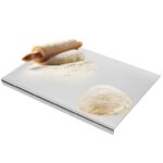 saerryor Stainless Steel Chopping Board with Counter Lip (40cm L x 30cm W) Sold by hopstal FBA