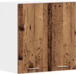 vidaXL Kitchen Wall Cabinet Lyon Old Wood 60x31x60 cm Engineered Wood