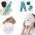 1 HOT Compress Face Towel & 3PC SPA Bath Scrubber Set -Facial SPA Towelling Mask, Facial Steaming Mask, HOT & Cold Compress