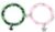 1 Pair of Evil Friendship Bracelets – Rhinestone Matching Bracelets for Friends, Couples, Girls, Teenagers – Sold by OENBATOM SHOP / FBA