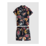 1.5-8yrs Printed Shirt and Shorts Set