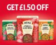 £1.50 Off Heinz Beans Pouches