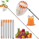 1.9 M Apple Picker Fruit Picker with Telescopic Handle