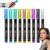 10 Colors Temporary Tatto Pens,Temporary Tatto for Skin,Glitter Tattos Kit with Body Markers,Face and Body Paint,Art Marker Pens,Waterproof Marker Pen Set for Adults,Ideal for Festival Dress Up