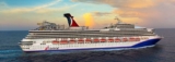 10-Day Mediterranean Cruise Only – 22nd Aug 2027, Barcelona to Civativecchia on Carnival Sunshine – Inside stateroom for 2 – £580pp