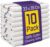10 Pack 100% Pure Cotton Large Dish Cloths for Washing Up, Highly Absorbent Kitchen Cleaning Cloths and Multi-Purpose Floor Dish Cloths, Durable Dusters for Home Housework (33 x 39 Cm)