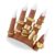 10 Piece Thick Gold Stacking Rings Set