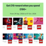 £10 Reward When You Spend £100 on LEGO eGift Card
