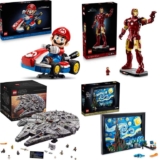 £10 off £70 / £15 off £100 / £45 off £300 Spend on Selected LEGO – W/Code eg: 72037 Mario Kart £104.99 / 75344 Iron Man Mark 3 £89.99