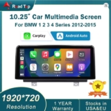 10.25Wireless CarPlay Android Auto Multimedia Display Screen For BMW 1 2 Series F20 (with code) Carplay RoadTop Store