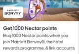 1000 Free Points (£5) for Linking Nectar Account with Marriott