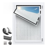 100145cm Blackout Blinds, Linen, No-Drill, Beige, Cut-to-Size