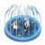 100cm Dog Pool Splash Pad, Anti-Slip Water Play Mat