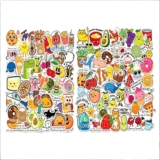 100pcs Cute Water Bottle Stickers – Waterproof Stickers – Stickers – Easy Peel, Teacher Reward, Classroom Supplies, Scrapbook, Laptop