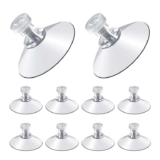 10PCS Suction Cups 42mm Clear Suction Pads for Glass, Window, Wall, Door and Other Smooth Flat. Sold by PPingp FBA